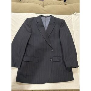 Vintage House Of Darby Blue 2 Button Blazer Jacket Sport Coat Men Size 46R